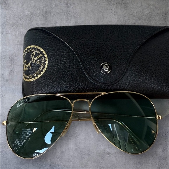 Authentic Ray Ban Aviator Unisex RB 3025 AVIATOR LARGE METAL 001/3R 58□14 2P - Picture 2 of 6